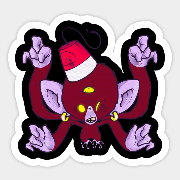 Monky Sticker by cereso monky